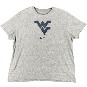 West‎ Virginia University Mountaineers Nike Shirt Men XXL Football Center Swoosh
